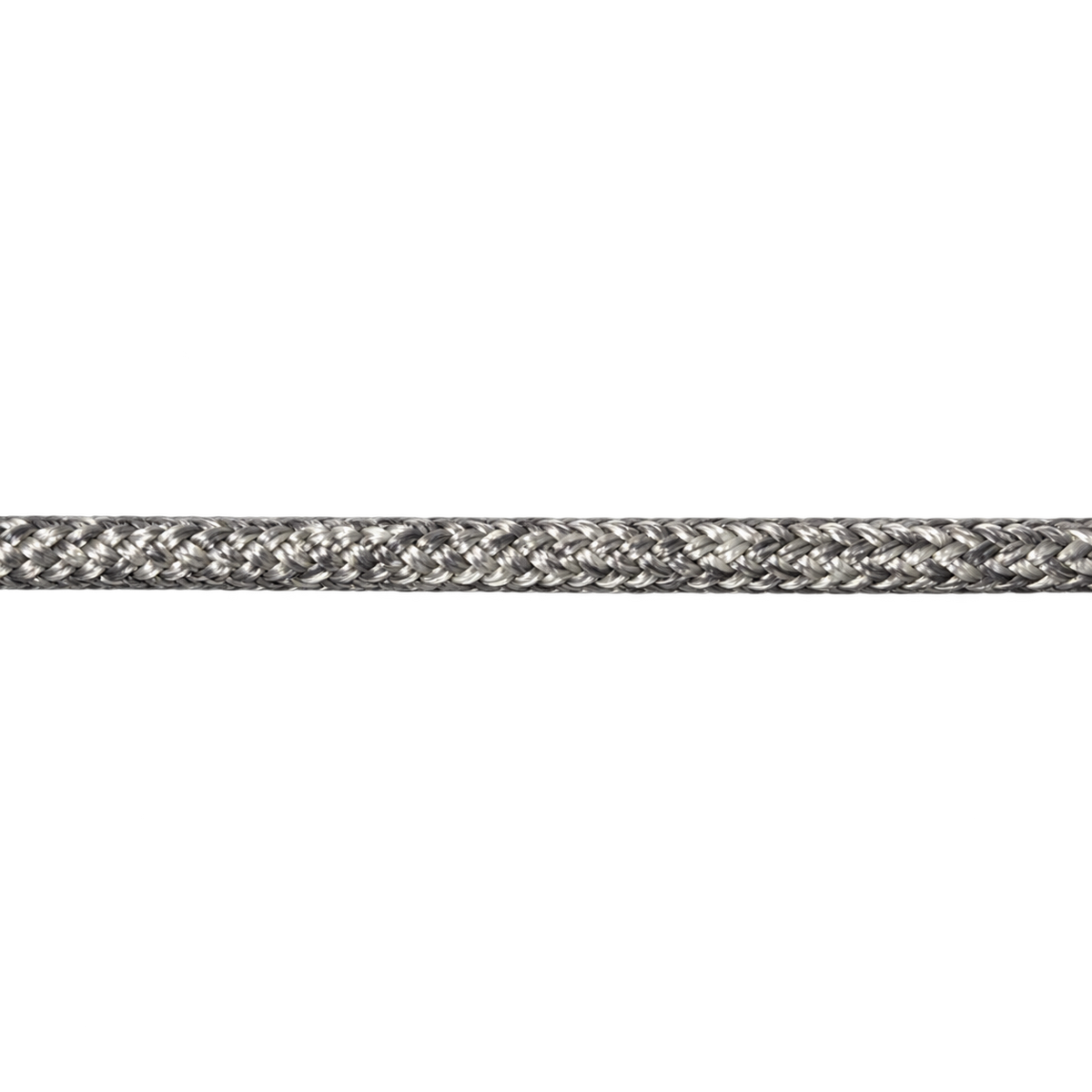 Dyneema lijn met mantel Grijs/Wit